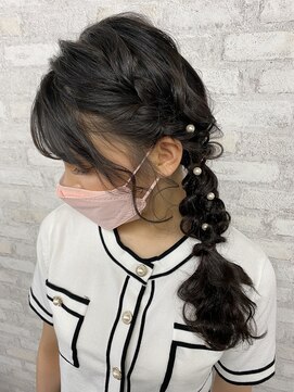 ヘアセット専門店 ナゴミ 池袋店(nagomi) パーティー/お呼ばれ/ブライダルに！ゆるふわサイド編み下ろし★