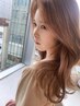 【澤田指名限定】くびれヘアカット＋透明感カラー＋超音波トリートメント