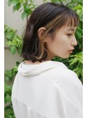 顔まわりにポイントを作ったインナーカラー[新百合ヶ丘)