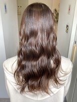 エレノア 梅田店(Eleanor)&nbsp;髪質改善コスメカラー◎アーモンドラテ【7レベル】