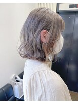 ジゼル(GiseL)&nbsp;透け感Olive beige♪ダブルカラー/髪質改善/ブリーチ/ボブ