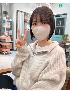 ロウバイレボ 柏(lou by revo) ショートボブ/ミニボブ/マッシュ/切りっぱなし/柏駅