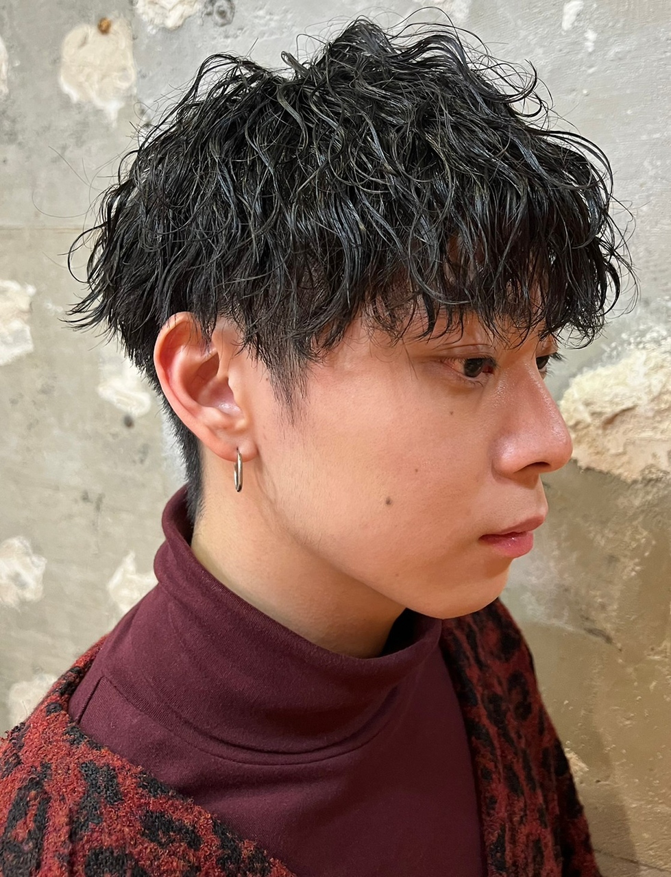 アカ(ACA) ツイストスパイラルパーマメンズパーマメンズマッシュ札幌大通