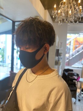 アイズ 海老名(AIZU) ソフトツイストパーマツイストスパイラルパーマメンズマッシュ