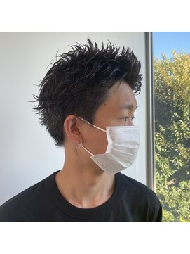 リンダバイネオリーブ 白楽店(Linda by neolive) ジグザグブロックショート・束感ショート