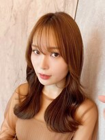 ルームバイシー 新宿(Loom. by Sea) 韓国風前髪×ショコラアッシュ【くびれヘア/新宿/髪質改善】