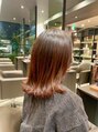 アイフィールアヴェダ 船堀店(i feel AVEDA)&nbsp;染みやすい方もグラデーションカラーで安全にカラー♪