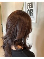 ウーヴリール 総社店(ouvrir)&nbsp;レイヤースタイル×アッシュグレージュ