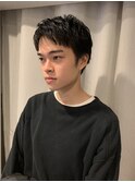 メンズシンプル刈らないショート