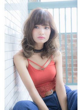 アールクリエイション(AHL creation) ミルクティアッシュ 抜け感ヘア