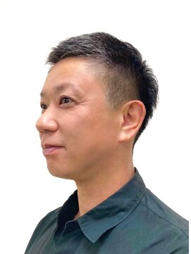 黄ぐまくん美容室 メンズ　ベリー　ショート