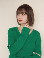 ジュール 大分(Joule)&nbsp;ミディアムヘア/斜めバング/グレージュカラー/大分駅