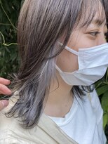 テーラヘアー 稲毛店(TELA HAIR)&nbsp;ホワイト☆イヤリングカラー