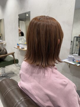 フォンド(fond) 【新栄/名古屋】ボブ×ピンクベージュ