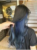 インナー×インディゴブルー