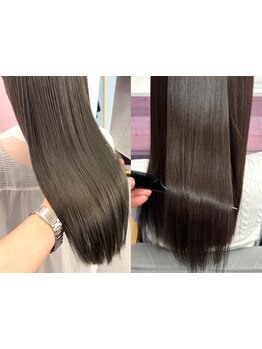 TAPE髪質改善トリートメント☆酸熱矯正ではないのでブリーチ毛でも可☆髪内部から補修、艶のある美髪へ☆