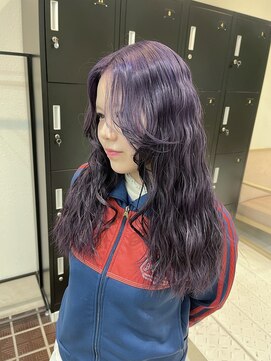 ニュート(Neut ) ラベンダーカラー/ブリーチ/パーマ風/ハイトーンカラー/名古屋