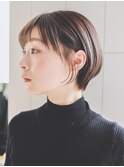 ショートくびれヘア顔周りレイヤー_ba376762