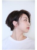 前下がりショートボブ