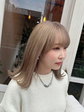 アルカンシエル(Arc-en-ciel) グレージュ/ブリーチカラー/ミルクティー