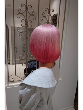 ルクール ヘアー プレジー(Le Coeur HAIR Plaisir) ペールピンク×濃いめピンク