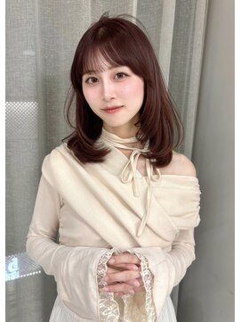 ボタン テンジン(VOTAN tenjin) 【votan _はる】暖色color/レイヤーカット/前髪お顔周りcut