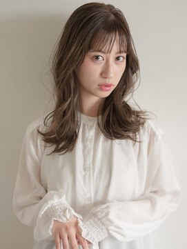 アヌーク トケ(AnouK TOKE) 【AnouK-TOKE-】ナチュラルくびれロング×グレージュ