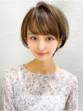 アフロートフクオカ(AFLOAT FUKUOKA) 【AFLOAT福岡】小顔前髪ありひし形レイヤーカット