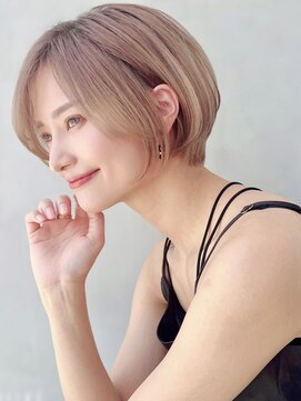 セイドット リー(Say. Ree) say.ショートボブひし形ショートオリーブグレーアッシュブランド