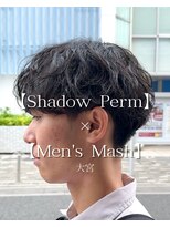 オーガニック アトリエ 大宮(organic+atelier)&nbsp;韓国風ゆるふわ無造作シャドウパーマ刈り上げマッシュ