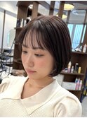 大人ボブ/ブリーチなし/似合わせカット