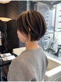動きのあるミニボブでオシャレ度UP！！