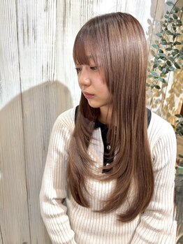 アムール 二子玉川(Amour)の写真/【毛髪診断×髪質改善】潤い溢れる美髪ロングへ。骨格を見極めるカットで、伸ばし途中も理想のフォルムに＊