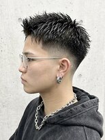 ヘッドストック 大和八木店(HEAD STOCK)&nbsp;アクティブショートスパイキーショートアップバングツイスト眉毛