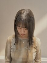 ロマリア ヒルズ 表参道 原宿(Lomalia HILLS)&nbsp;イメチェン/艶カラーグレージュ/前髪/[表参道/原宿]