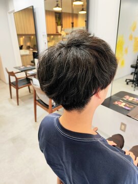 リンク バイ フォーラボ 綱島(Link by ForLABO) 無造作風ナチュラルカールメンズパーマ