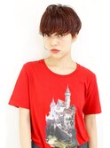 Coast.レッド×ショート×ショートボブ×クールカジュアル