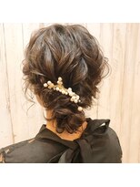 ヘアーアトリエ アンル(hair atelier anle) 大人シニヨン