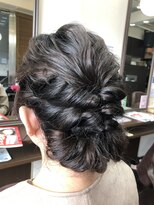 リッツファミリーズピコ めがね橋店(RIT FAMILYZ PIKO)&nbsp;ゆるふわ☆ギブソンタック風アレンジ