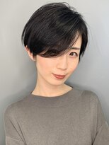 ラウンジ モリオ イケブクロ(Lounge MORIO Ikebukuro) 【morio池袋】大人可愛い前下がり透け感ショート♪