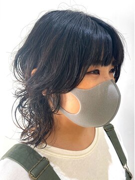 エガク(egaku) perm wolf style .