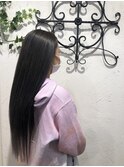 透け感ロング