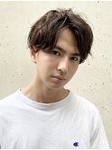 大人カジュアルなセンターパート