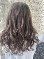 ワクヘアー(WaKu hair)&nbsp;抜け感ヘア　ミルクティアッシュ