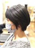 30代40代人気♪シークレットハイライトナチュラルショート