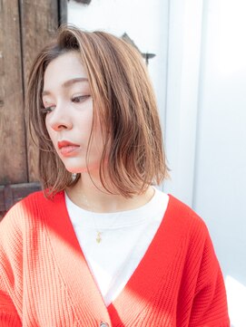 美容室 グローブ 船橋店(globe) ハイトーンかきあげスタイル【船橋駅】