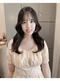 韓国風顔周りレイヤーカット