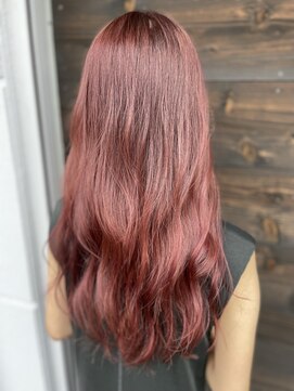 ヘアルーム モア(hair room More) 20代女性ハイトーン×ピンク