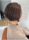 前下がりショートボブ