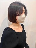 切りっぱなしボブ/美髪のススメ/韓国風/似合わせカット